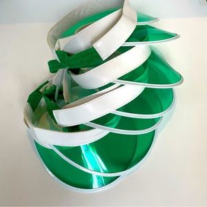 Vintage Casino Visor Hat set of 7